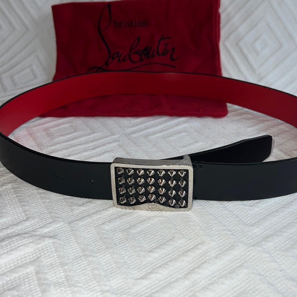 Christian Louboutin Black Men’s Belt